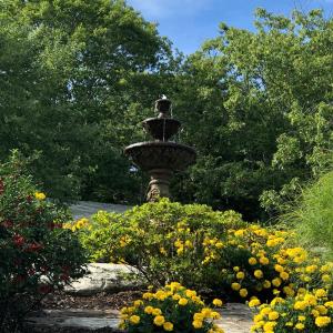 Κήπος έξω από το Stunning Bed and Breakfast Room with Reading Nook for a Getaway near Rockland, Maine