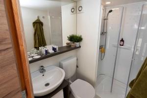 Koupelna v ubytování Amazing Glamping Tent Rental for Luxury Camping in Austria