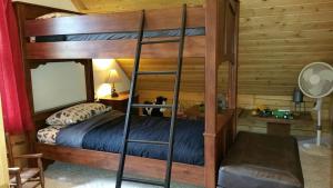 A bed or beds in a room at Spacious Mountain Ski Cabin situated on the Grand Mesa, Colorado Még 4 kép