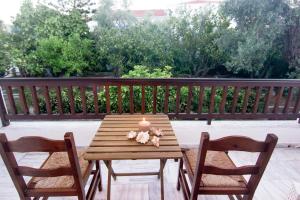 Balkón nebo terasa v ubytování Naftilos Skiathos