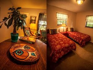 Postel nebo postele na pokoji v ubytování Family-Friendly Cabin Rental with River Views near Knoxville