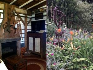 TV a/nebo společenská místnost v ubytování Charming Cabin Rental with a Hot Tub near Cedar Point and Lake Erie in Ohio