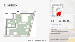 Pelan lantai bagi Apartment "DOBBEN"