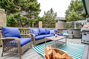 Χώρος καθιστικού στο Amazing Beachfront Villa in Newport, Oregon
