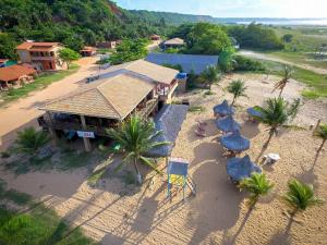 A bird's-eye view of Refúgio Canaã