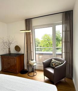 Χώρος καθιστικού στο Premium Penthouse Parkblick