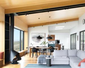 Χώρος καθιστικού στο Sky House Boutique Seaside Retreat With Cinema Near Dillon Beach
