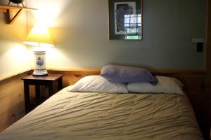 Ένα ή περισσότερα κρεβάτια σε δωμάτιο στο Spacious New England Family Cabin Rental in Pittsfield, New Hampshire +16 φωτογραφίες