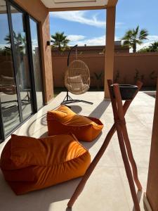 Balkón nebo terasa v ubytování Villa Terracotta Marrakech