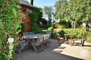 Zahrada ubytování A la fermette de Limesle