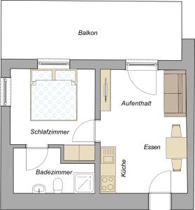 Plan de l'établissement Apartment Alpenblick 7, Halblech im Allgäu, Bergblick pur - NEUERÖFFNUNG!