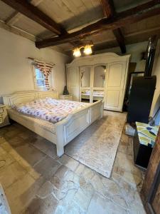 Postel nebo postele na pokoji v ubytování The cottage