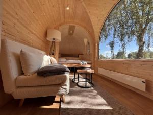 Ruang duduk di Caravanserei Resort Oberhavel