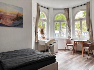 Posezení v ubytování Apartment Ströbitz