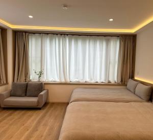 Posezení v ubytování Akatsuki Ueno Park 上野動物園 上野公園徒歩 4分