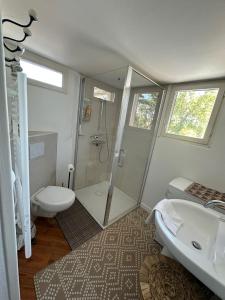 Koupelna v ubytování Maison normande, mer et campagne - gîte Cyrano