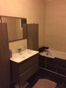 Ένα μπάνιο στο Belle maison avec piscine au coeur du medoc