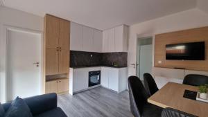 Dapur atau dapur kecil di Ferienwohnung Soltau 1