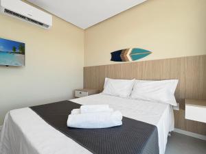 Postel nebo postele na pokoji v ubytování Piscina - 4 Suítes - Condominio Clube - Marina