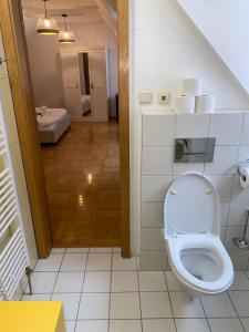 Koupelna v ubytování Florian