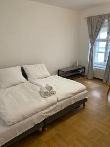 Postel nebo postele na pokoji v ubytování Florian