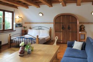 Χώρος καθιστικού στο Apartament Bałtycki