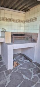 Η κουζίνα ή μικρή κουζίνα στο Las Cabañas del Bosque