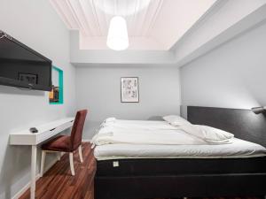 TV a/nebo společenská místnost v ubytování Mosebacke Hostel