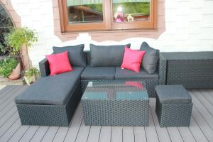 A seating area at Haus Regina