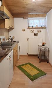 a kitchen with a sink and a dishwasher at Ferienwohnung Erika in Badenweiler +7 photos
