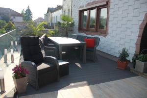 A balcony or terrace at Haus Regina