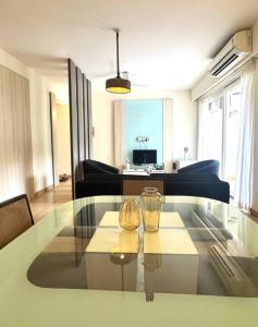 Un lugar para sentarse en The Greendoor Apt - Floresta (Siolim)