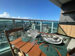 En balkon eller terrasse på RN Studio Premium 1001 Lateral Mar