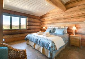 Ένα ή περισσότερα κρεβάτια σε δωμάτιο στο Mount Hooley Lodge