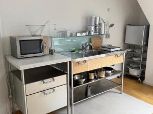 Η κουζίνα ή μικρή κουζίνα στο City Mini Apartment +14 φωτογραφίες