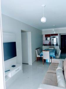 Dapur atau dapur kecil di Residencial Copacabana