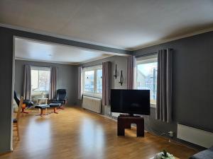 Ruang duduk di Huset på hjørnet