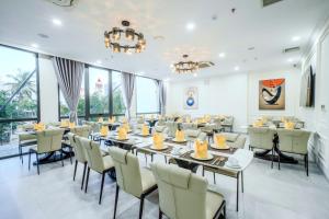 Posezení v ubytování Tourane Boutique Hotel