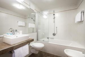 Vannituba majutusasutuses Hotel Pradat