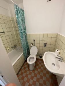 Et badeværelse på MAD Ferienwohnungen 3