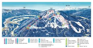 un mapa de la cima de una montaña en Apartment MOUNTAIN PEARL Golte, en Mozirje 43 fotos más