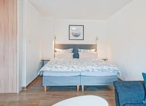 Postel nebo postele na pokoji v ubytování Shining apartment in Bamberg