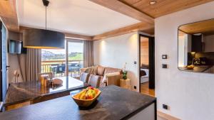 Χώρος καθιστικού στο ASAI210-4-2 Appartement 4 étoiles Les Saisies - 8 personnes