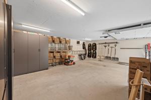 a large room with a lot of equipment in it at Abitaziun Acla Albanatscha - Silvaplana in Silvaplana
