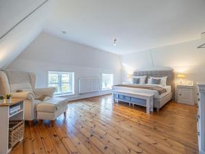 Postel nebo postele na pokoji v ubytování Ferienhaus Lindenkate