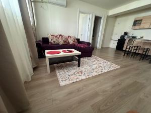 Kuchyň nebo kuchyňský kout v ubytování Apartamentul Familiei 3 langa Aeroport Otopeni