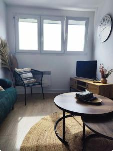 Et tv og/eller underholdning på Appartement centre ville Amiens