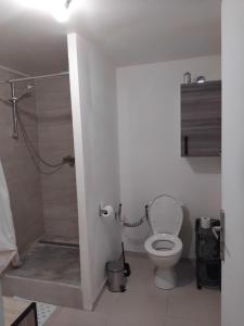Koupelna v ubytování appartement gites a la ferme
