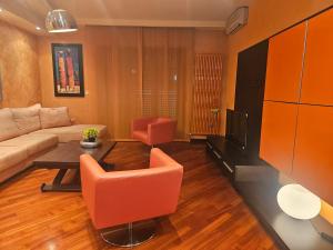 Χώρος καθιστικού στο Luxury room