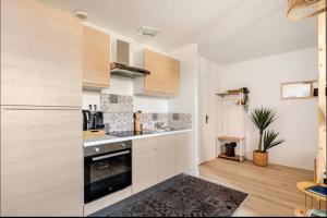 Dapur atau dapur kecil di La Jolie Bulle